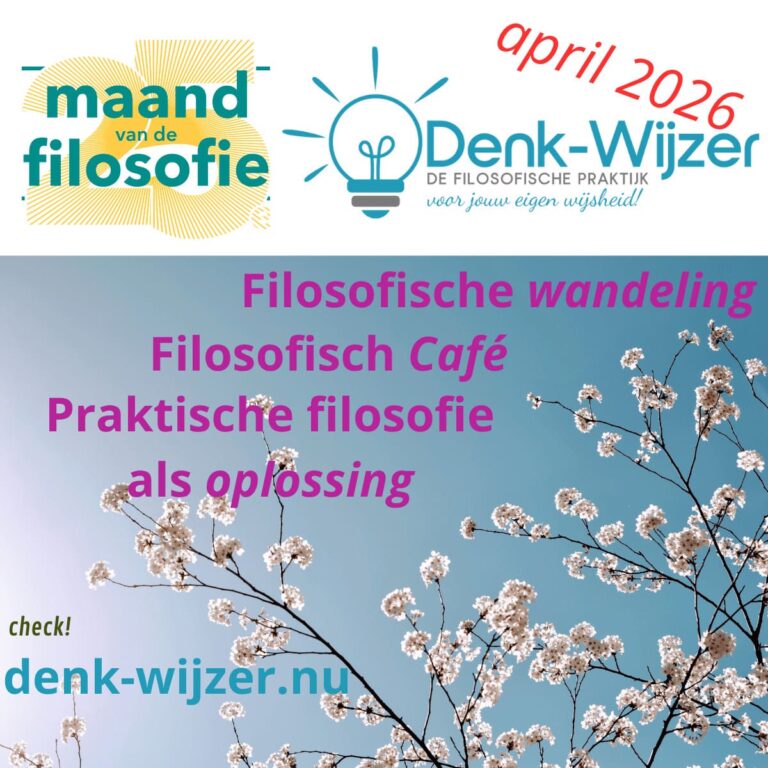 evenementen Denk-Wijzer maand vaan de filosofie